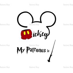 My Patronus Is Mickey Mouse Harry Potter Movie SVG