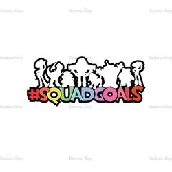 Squadgoals Disney Pixar Toy Story Characters Logo SVG