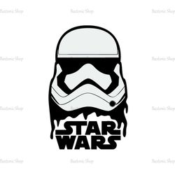 Star Wars Stormtrooper Army Helmet Logo Silhouette SVG