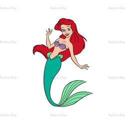 Disney Princess Ariel The Little Mermaid SVG
