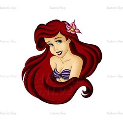 Beautiful Little Mermaid Ariel PNG Clipart