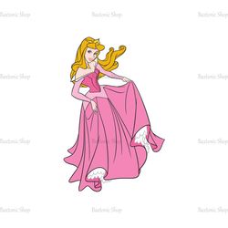 Royalty Costume Princess Aurora Sleeping Beauty SVG