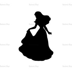 Aurora Disney Sleeping Beauty Princess Silhouette Vector SVG