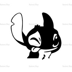 Cute Stitch Face Disney Alien Dog SVG