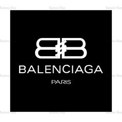 Balenciaga Logo SVG, BB Paris Logo SVG, Logo SVG, Balenciaga SVG, Paris SVG, Fashion Logo SVG, Brand Logo 16