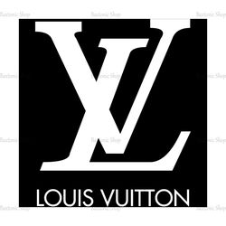 Louis Vuitton White Logo SVG, Louis Vuitton Logo SVG, Louis SVG, Logo SVG, Fashion Logo SVG, Brand Logo109
