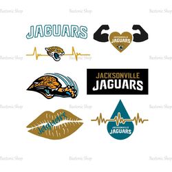 Jacksonville Jaguars SVG, Jaguars Heartbeat For Sport Fan SVG, Jaguars Football SVG Cricut Files