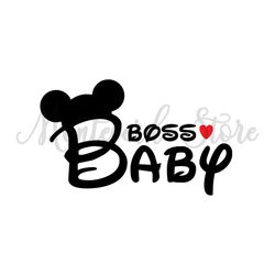Boss Baby Mickey Mouse SVG