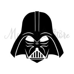 Darth Vader Helmet Star Wars Disney SVG