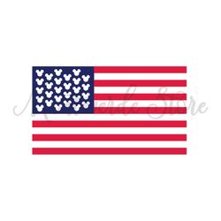 Mickey Mouse The US State Flag SVG