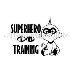 Superhero In Training JackJack Parr SVG
