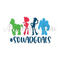 Toy Story Squad Goals SVG Cricut File