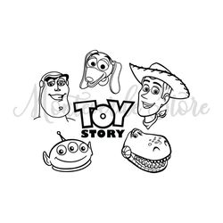 Toy Story Characters SVG