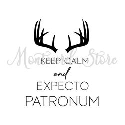 Keep Calm and Expecto Patrotronum SVG