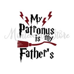 My Patronus Is My Father Magic Groom SVG Clipart