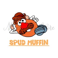 Spud Muffin Toy Story Mr Potato Vector SVG