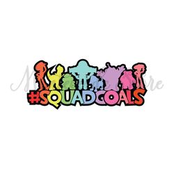 Squadgoals Disney Pixar Toy Story Cartoon Characters SVG