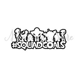 Squadgoals Disney Pixar Toy Story Characters Coloring Logo SVG
