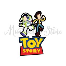 Disney Pixar Toy Story Characters Buzz Lightyear & Woody SVG