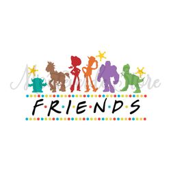 Disney Pixar Cartoon Toy Story Characters Friends Logo SVG Clipart