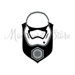 Star Wars The Last Jedi First Order Stormtrooper Symbol Helmet SVG