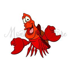 Hermit Crab Sebastian King Disney SVG