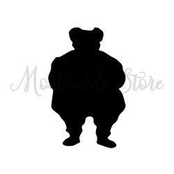 Maurice Princess Belle's Father Silhouette SVG