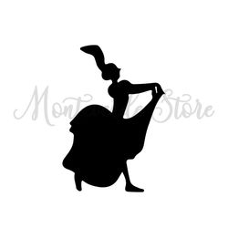 Drizella Tremaine Cinderella Disney Cartoon Character Silhouette SVG