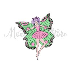 Disney Butterfly Princess Tinkerbella Vector SVG