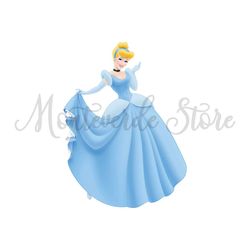 Disney Princess Cinderella Cake Topper PNG