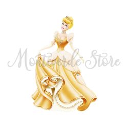 Disney Royal Princess Cinderella Cake Topper PNG
