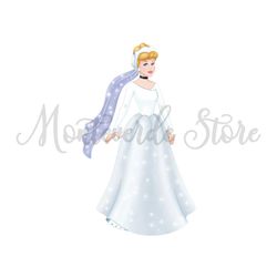 Disney Twinkling Paper Doll Cinderella Princess PNG