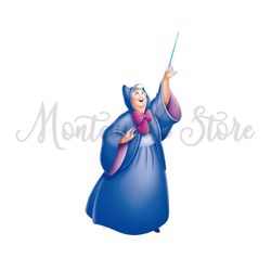 Disney Cartoon Fairy Godmother Character PNG Clipart