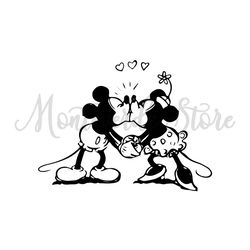 Love Mickey Minnie Mouse Disney Wedding SVG