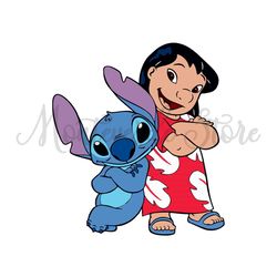 Lilo and Stitch Disney Cartoon Character SVG
