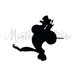 Disney Genie Silhouette Vector SVG Cut Files