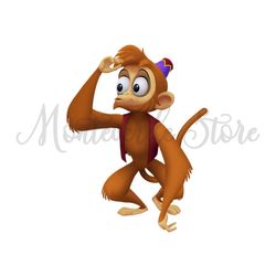 Abu The Aladdin Monkey Disney Cartoon Character PNG