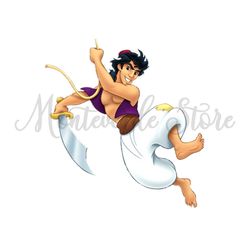 Aladdin Hanging on A Rope PNG Transparent File