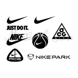 Nike Logo Bundle SVG, Nike Black Logo SVG, Nike SVG, Logo SVG, Fashion Logo SVG83