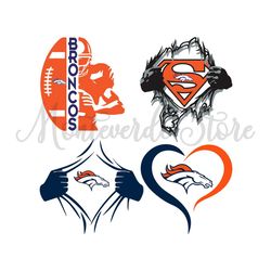 Denver Broncos SVG, Broncos Superman Logo SVG, NFL Sport Teams SVG, Football SVG, Digital Download