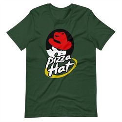 Pizza Hat Short-Sleeve Unisex T-Shirt
