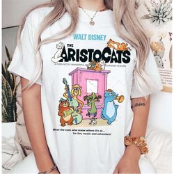 Vintage The Aristocats Shirt, Aristocats Shirt, Disneyland Shirt, Vacation Holiday Trip, Disneyworld Shirt, Gift Idea