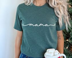 mama shirt, mom shirt with names, mothers day shirt, mama with children names tee