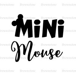 Mini Minnie Mouse SVG