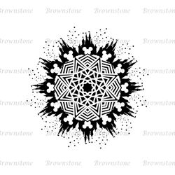 Mandala Pattern Mickey Mouse SVG