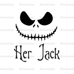 Her Jack Skellington SVG