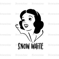 Snow White Disney Princess SVG