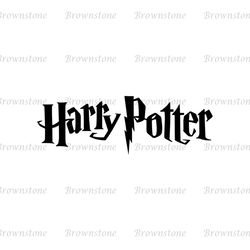Harry Potter Series Film Logo SVG Silhouette