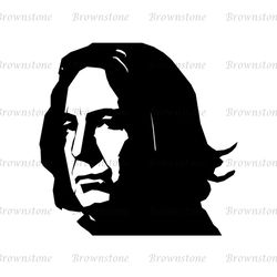 Severus Tobias Snape Head Harry Potter Movie SVG Vector