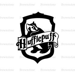 Hufflepuff Logo Quidditch Champions Vector SVG Cut File